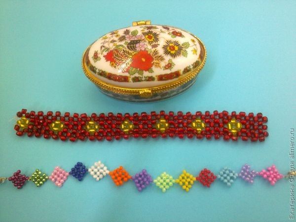 Сегодня я хочу рассказать вам, как я делала браслеты из бисера. http://alimero.ru/blog/master-class/5407.html.